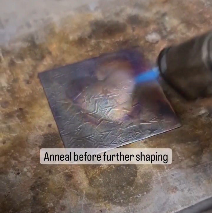 anneal before further shaping